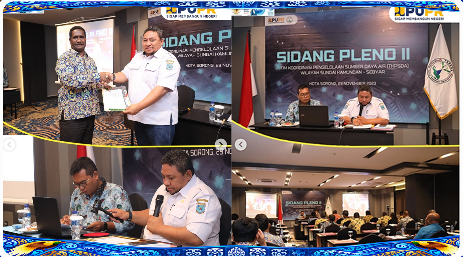 Tim Koordinasi Pengelolaan Sumber Daya Air (TKPSDA) melaksanakan Sidang Pleno II