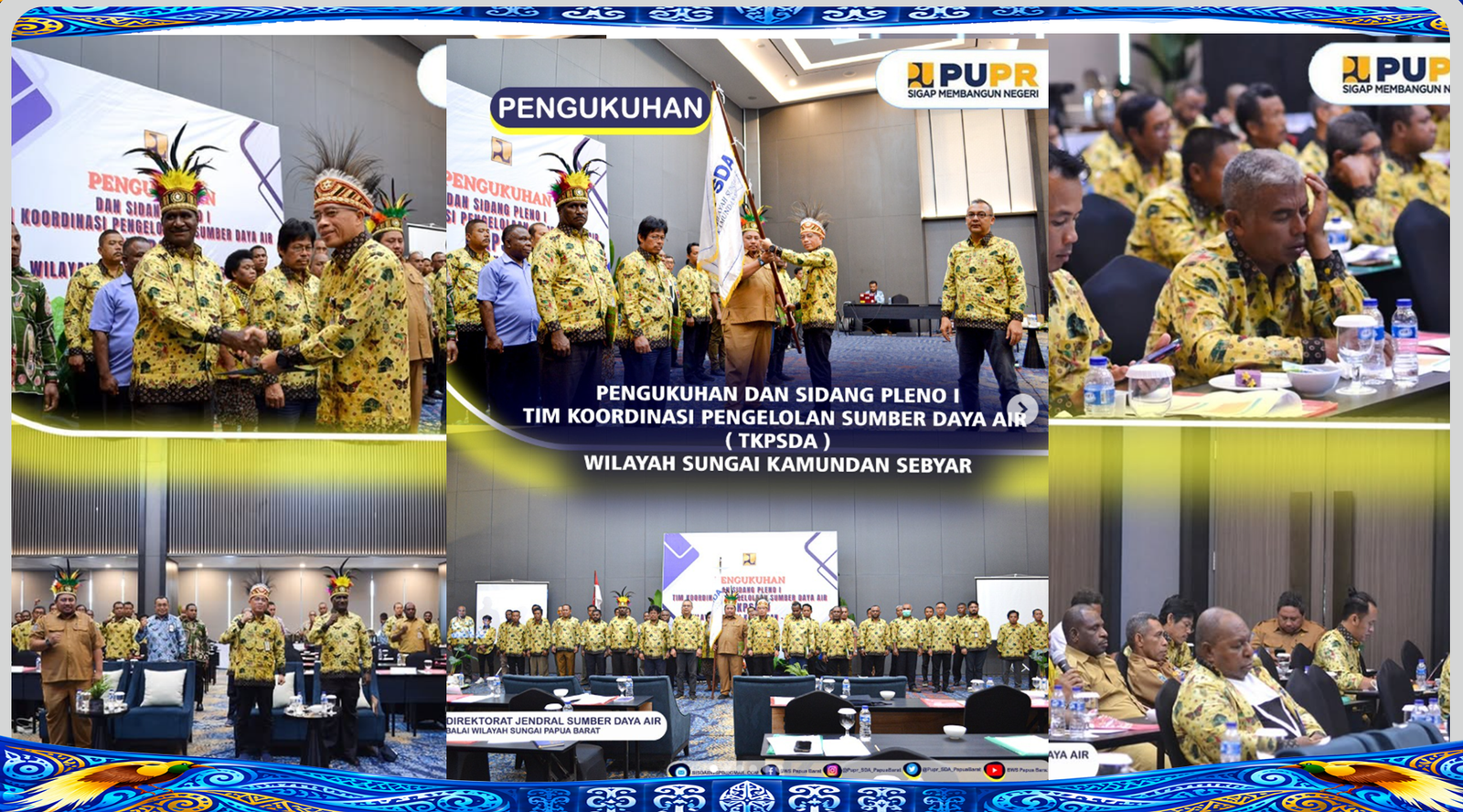 Pengukuhan anggota TKPSDA Wilayah Sungai Kamundan-Sebyar